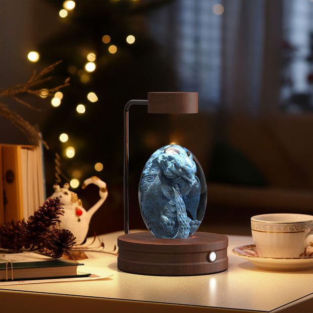 USB Power Crystal Ball Cosmic Dinosaur Indoor Night Light