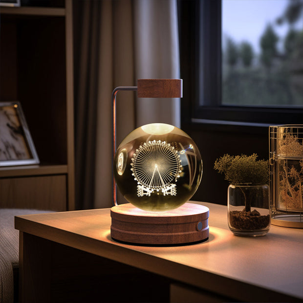 USB Power Crystal Ball Cosmic Indoor Night Light
