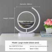 High-end Business Gifts Quicksand Painting 3D Living Room Decorations Lights