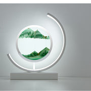 High-end Business Gifts Quicksand Painting 3D Living Room Decorations Lights