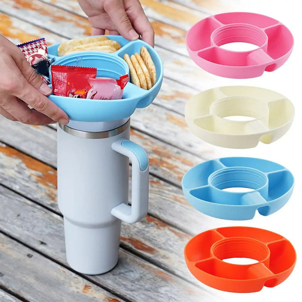 40 Oz  Reusable Silicone Snack For Cup