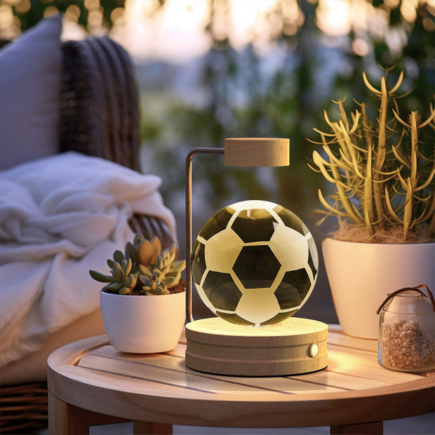 USB Power Crystal Ball Cosmic Indoor Night Light
