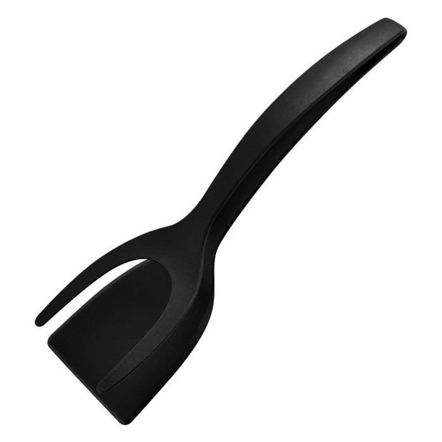 2 In 1 Grip And Flip Tongs Egg Spatula