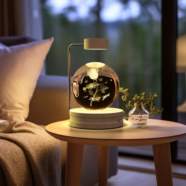 USB Power Crystal Ball Cosmic Indoor Night Light