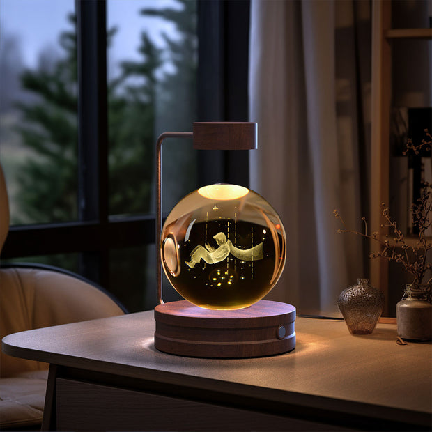 USB Power Crystal Ball Cosmic Indoor Night Light