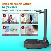 Rechargeable Automatic Water Dispenser Bottle With Stand