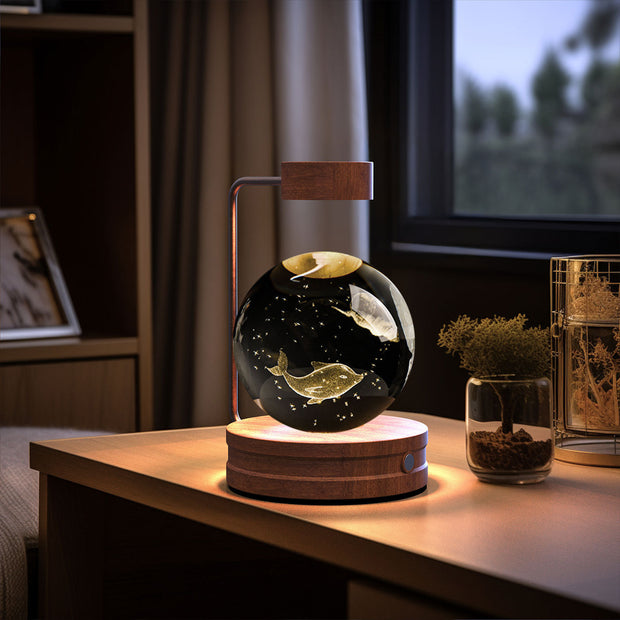 USB Power Crystal Ball Cosmic Indoor Night Light