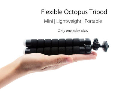 Flexible Mini Octopus Tripod With Screw