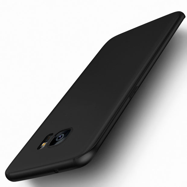 Ultra Thin Matte Black Soft Silicon Case