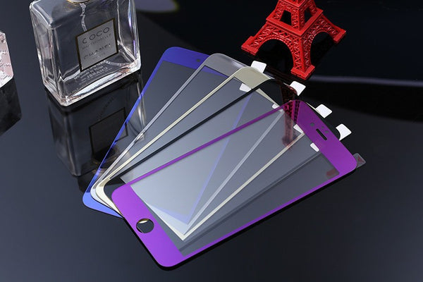 Front Premium Plating Mirror Colored Tempered Glass