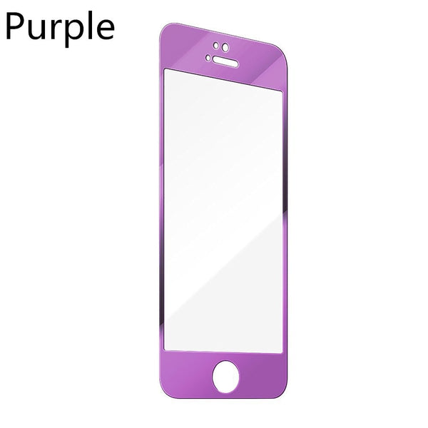Front Premium Plating Mirror Colored Tempered Glass